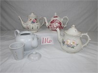 Porcelain Teapots - Vintage Teapots