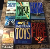 Lot of 7 James Patterson Hardcover & Paperbacks