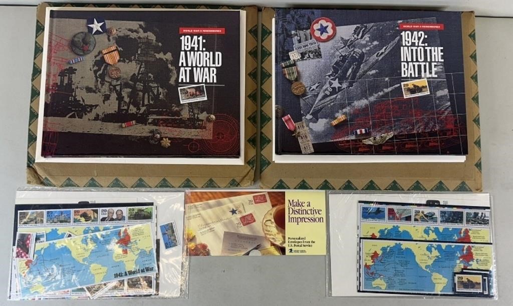 USPS 1941-42 WWII Remembered Stamp Mint Sets