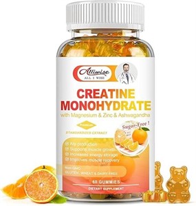 Creatine Monohydrate Supplement Gummies for Men &