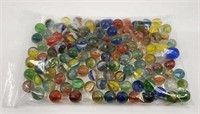 125 Vintage Cat Eye Marbles 1950's-1970's