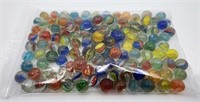 125 Vintage Cat Eye Marbles 1950's-1970's