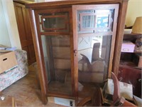 OAK MISSION CHINA CABINET - BRING HELP TO REMOVE