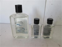CLEAR DEFENCE HAND SANITIZER PURSE SIZES