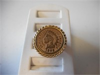 1902 Indian Head Penny Ring