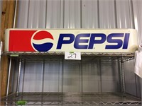 Approx. 54" x 9" Pepsi Display Sign