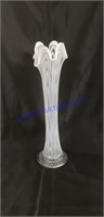 Antique 1907 Fenton Tree Trunk Vase White