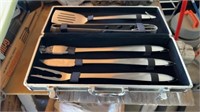 12pc Home Styles BBQ Cooking Tool Set and Case