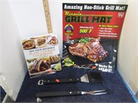 COOK BOOK GRILL MAT & BBQ TOOLS