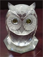 Sarovski Crystal Owl Figurine