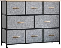 8-Drawer Dresser Storage Tower Organizer Unit Grey