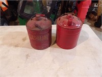 2-Vintage Gas Cans