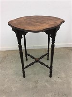 Gorgeous Entry Table Refinished 23 x23 x 27.5