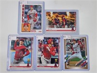 (5) SHOHEI OHTANI ROOKIE CARDS