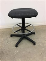 Work Stool with Upholstered Seat Adjustable