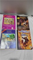 4 vintage dungeons and dragons books