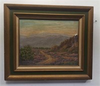 Firne Webb (1899-1982)  landscape oil/board