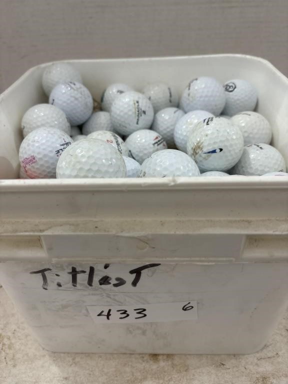 Bucket of  Golf Balls