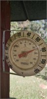 Springfield advertising thermometer & bird feeder
