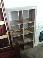 8 cubby cabinet approx 5.5ft tall & 3ft wide &