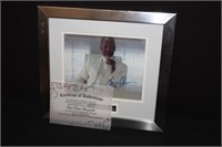 Morgan Freeman signed photo w/ COA