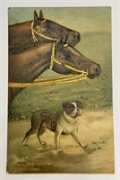 Antique PPC Postcard Postmarked Hunting!