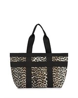 $166  Ganni Coated Canvas Tote Medium Bag