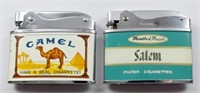 (2) ORIGINAL VTG ADVERTISING LIGHTERS