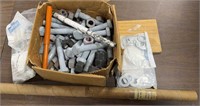 Assorted Nuts & Bolts, Washers, Si 1091 Starter