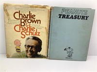 2 BOOKS - CHARLIE BROWN & CHARLIE SCHULZ AND