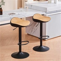 Counter Height Barstools - set of 2 Woodgrain