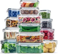 28 Pieces Extra Large Freezer Containers with Lids