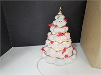 Around the World Ceramic Cardinal Christms Tree