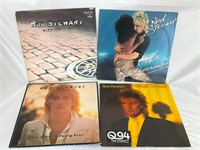 Lot of 4 Rod Stewart Pop Rock LP Record Albums