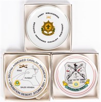 Commemorative Plates for Second Armored Cavalry