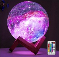 Moon Lamp Galaxy Lamp 5.9 inch 16 Colors LED 3D