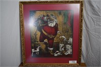 Santa Framed Art - Christmas