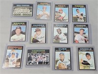 1971 Topps Baseball Cards Stars Lot