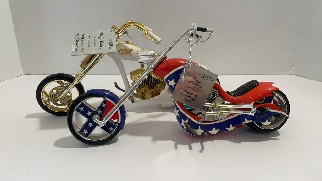 2 Limited Edition Chopper Motorcycles, 1st Issue