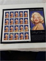 Uncut Marilyn Monroe Stamp Sheet