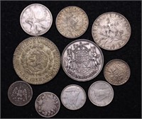 FOREIGN SILVER COINS CANADIAN