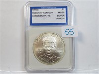 1998 S Robert F Kennedy Silver Dollar MS 70 IGS