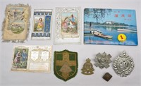 Military Patch, Medals, Old Merit Cards