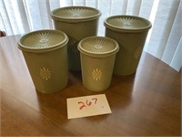 VINTAGE TUPPERWARE CANISTERS