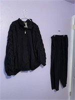 ZIP UP 2 PC. OUTFIT BLACK 3 X