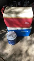 3 Coolers Coleman Igloo and Rubbermaid