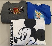 W - LOT OF 3 DISNEY SHIRTS SIZE L (Q265)