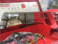 Milwaukee Right Angle Drill & Accessories