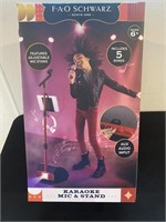 FAO SCHWARZ Karaoke Mic & Stand