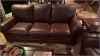 Linden Street leather couch
